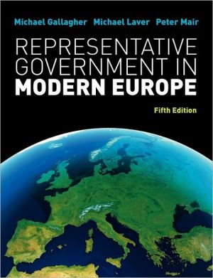 Book Representative Government In Modern Europe free