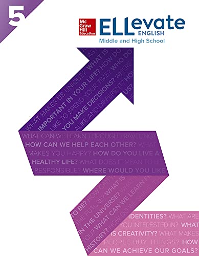 Book ELLevate English: Middle and High School Student Book Level 5 (Spanish Edition) free