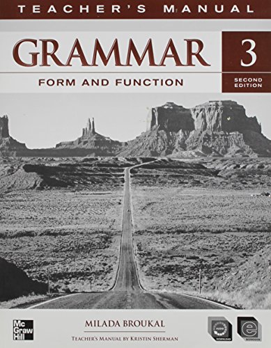 Book Grammar Form And Function Level 3 Teacher's Edition free