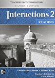 Book Interactions Level 2 Reading Teacher's Edition Plus Key Code For E-course free