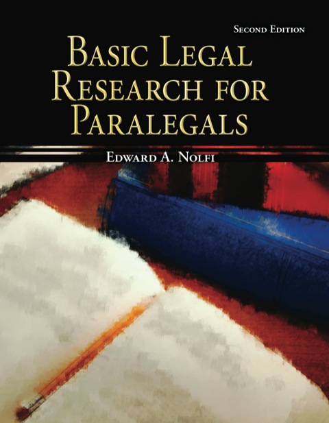 Book Basic Legal Research for Paralegals free