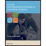 Book Cis 500: Information Systems for Decision Making-Text (Custom) free