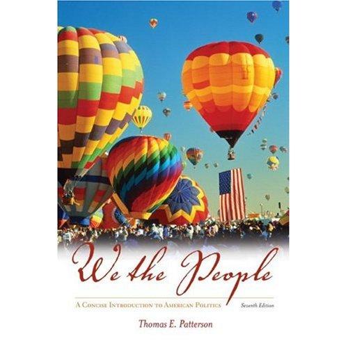 Book We The People: A Concise Introduction To American Politics free