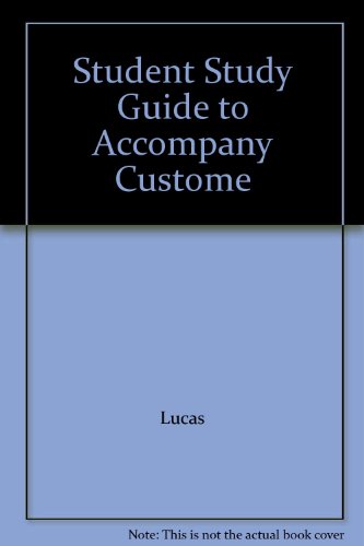 Book Student Study Guide to Accompany Custome free