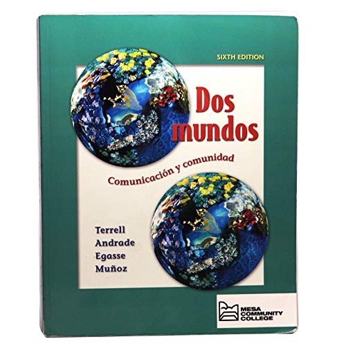 Book Dos Mundos 6th Edition Mesa Community College free