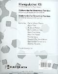Book Manipulative Kit To Accompany the Activities in Mathematics for Elementary Teachers free