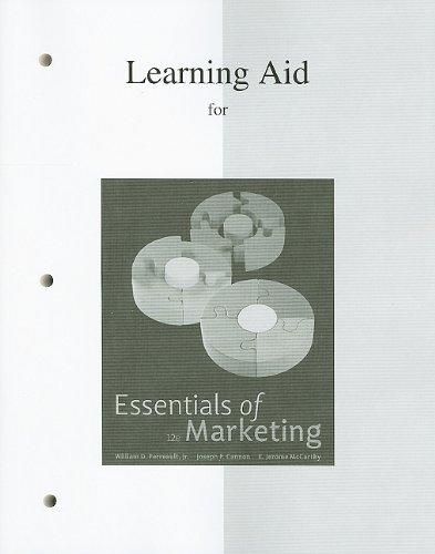 Book Learning Aid to accompany Essentials of Marketing free