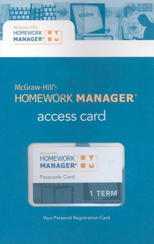 Book Connect™ Access Code Card for Microeconomics (McGraw-Hill's Homework Manager) free
