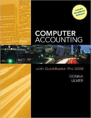 Book Computer Accounting with QuickBooks Pro 2008 with Student Data Files & QuickBooks Trial Software free