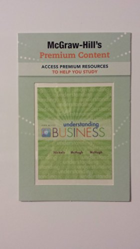 Book McGraw Hill's Premium Content Online Access Card for Understanding Business free