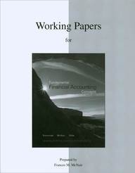 Book Working Papers to accompany Fundamental Financial Accounting Concepts free