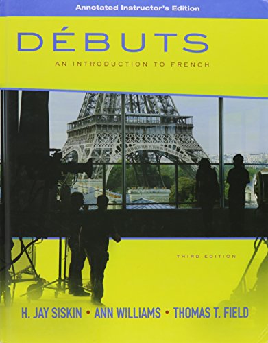 Book Debuts (An Introduction to French) free