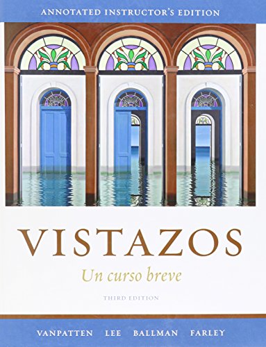 Book Vistazos: Un Curso Breve (Spanish Edition) free