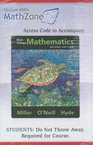 Book MathZone Access Card for Basic College Mathematics (McGraw-Hill's MathZone) free