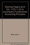 Book Working Papers to Accompany Fundamental Accounting Principles: Chapters 1-12 v.1 free