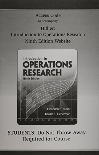Book Access Card t/a Intro to Operations Research free