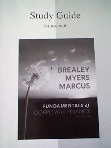 Book Study Gde Fundamentals Corporate Finance free