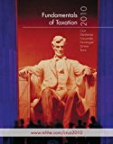 Book Fundamentals of Taxation 2010 with Tax Act Software free