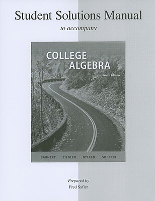 Book Student Solutions Manual College Algebra free
