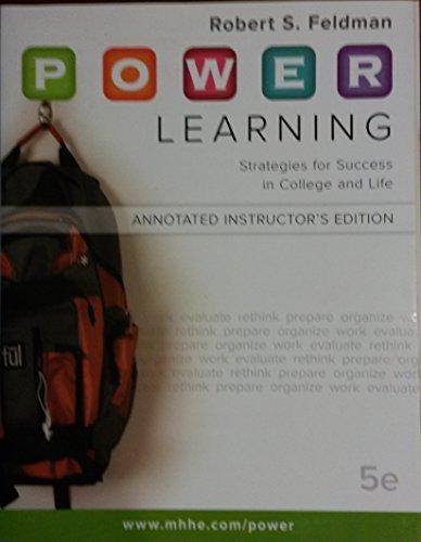 Book Power-learning AIE (STRATEGIES FOR SUCCESS IN COLLEGE AND LIFE) free