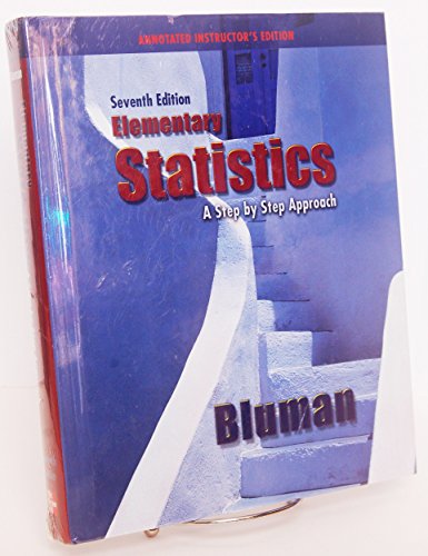 Book Elementary Statistics: A Step By Step Approach Instructor's Annotated Edition free