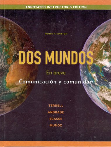 Book Dos Mundos En breve Communicación y comunidad - ANNOTATED INSTRUCTOR'S EDITION. free