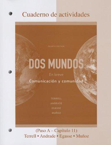 Book Workbook/Laboratory Manual Dos Mundos: En breve free