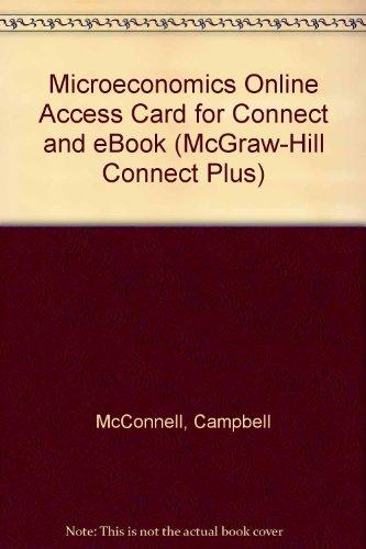 Book Microeconomics 18th Ed Connect Plus Access Card (McGraw-Hill Connect Plus) free