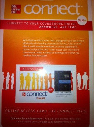 Book Connect Access Card for Foundations of Financial Management free