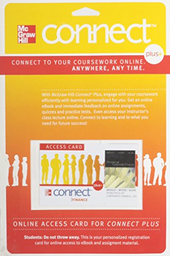 Book Connect Plus Access Card for Principles of Corporate Finance free