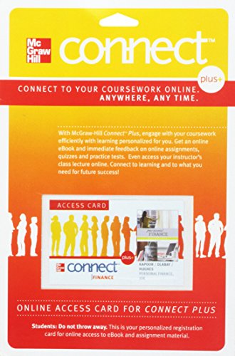Book Connect Finance 1 Semester Access Card with Learnsmart for Personal Finance free