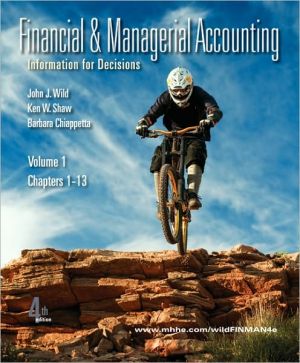 Book Financial and Managerial Accounting Vol. 1 (Ch. 1-13) softcover with Working Papers free