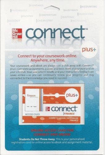 Book ConnectPlus card to accompany Finance: Applications & Theory free