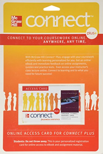 Book Connect Access Card for Essentials of Business Statistics free
