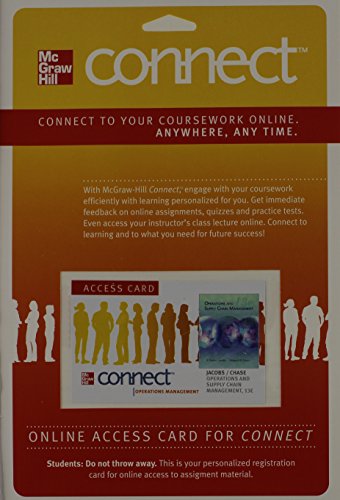 Book Connect Access Card for Operations and Supply Chain Management free