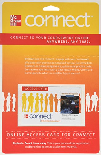 Book Connect OM 1sem Access Card for Operations Management 11e free