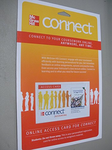 Book Connect with LearnSmart Code Card to accompany Intermediate Accounting free