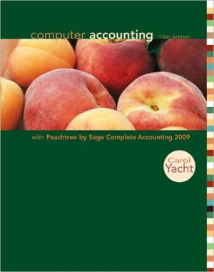 Book Computer Accounting with Peachtree Complete 2009 with CD-ROM free