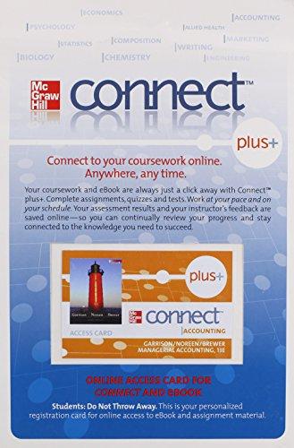 Book Connect PLUS card to accompany Managerial Accounting 13e free