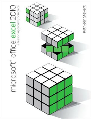 Book Microsoft Office Excel 2010: A Lesson Approach, Complete free