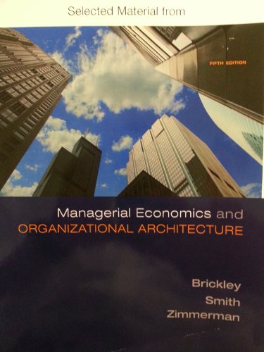 Book Managerial Economics And Organizational Architecture(selected Material From) free