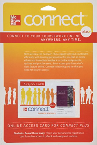 Book Connect Plus Access Card for Business Statistics in Practice free