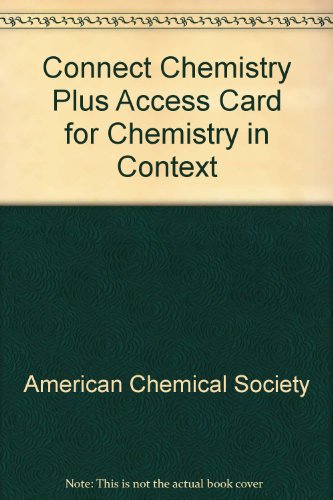 Book Connect Chemistry Plus Access Card for Chemistry in Context free