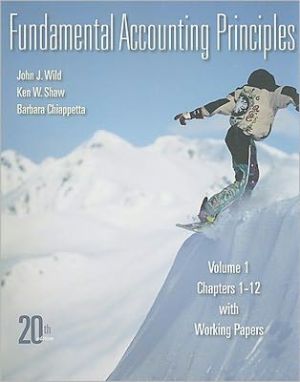 Book Fundamental Accounting Principles, Vol. 1, Chapters 1-12 with Working Papers, 20th Edition free