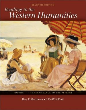 Book Readings in the Western Humanities Volume 2 free
