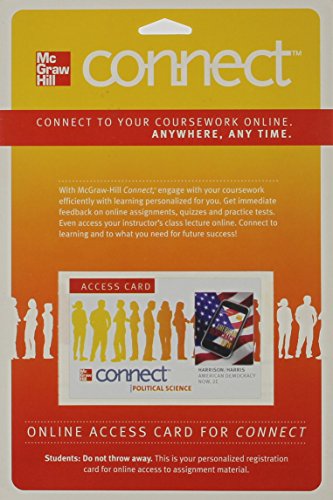 Book Connect American Government w/ LearnSmart Access Card for American Democracy Now free