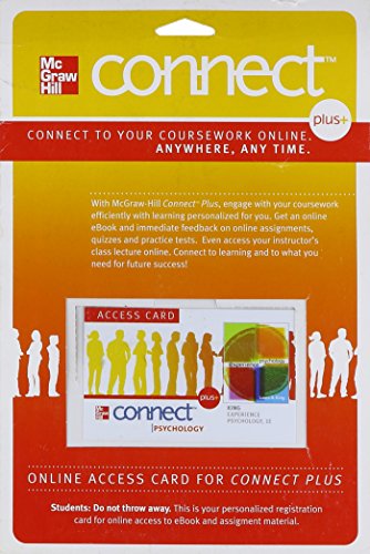 Book Connect Plus Psychology Access Card for Experience Psychology free
