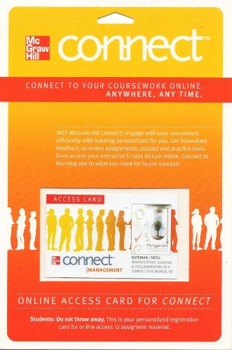 Book Connect Access Card W/ Learnsmart For Management free