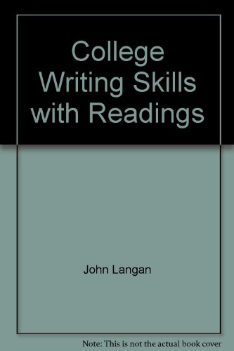 Book Annotated Instructor's Edition (College Writing Skills with Readings Eighth Edition) (College Writing Skills with Readings Eighth Edition) free
