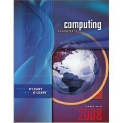 Book Title: COMPUTING ESSENTIALS:INTRO.200 free